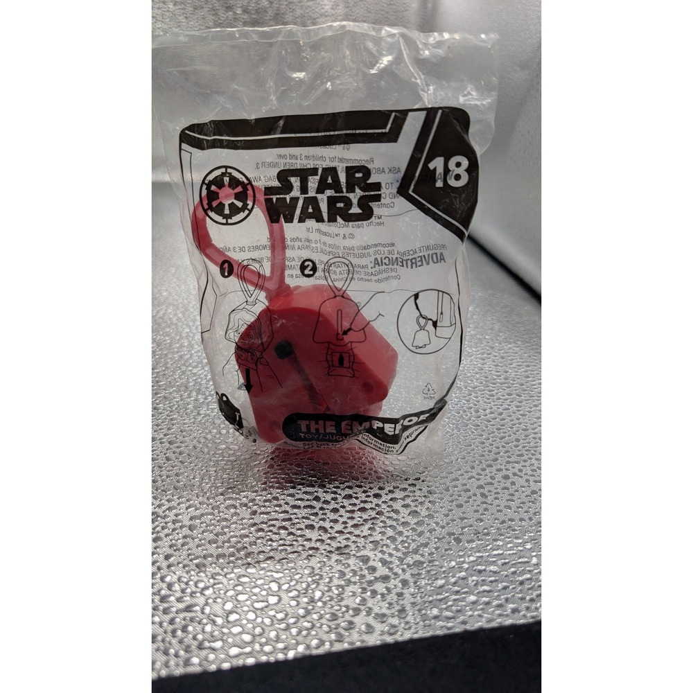 Star Wars The Emperor McDonald's Happy Meal Toy 18 Red Clip On New 2019